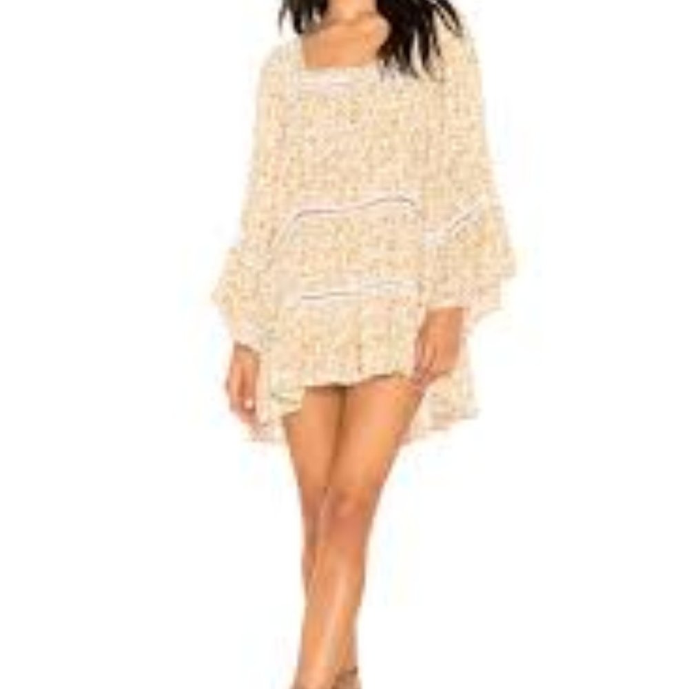 NWT FREE PEOPLE TALK ABOUT IT IVORY TUNIC Size S